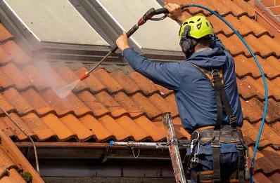 Démoussage et hydrofuge de toiture à Taizé-Aizie